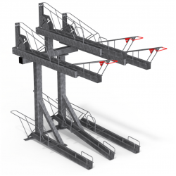 Two Tier Bike Rack (Gas Assist)